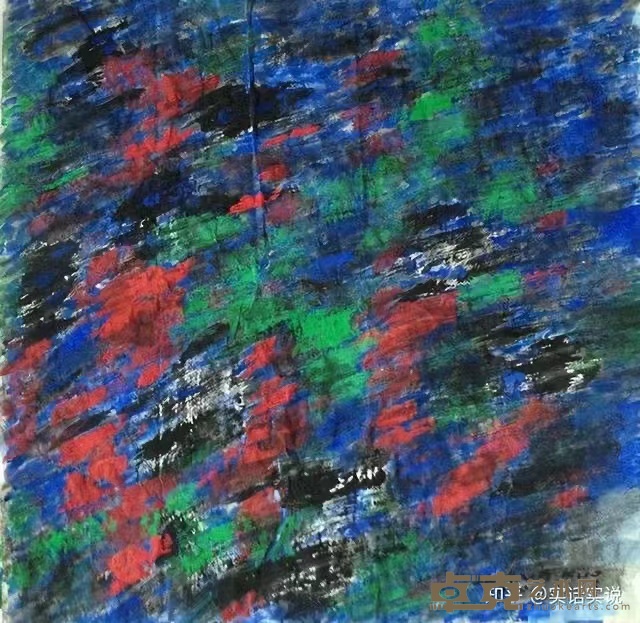 无题 纸本设色 76×76cm2