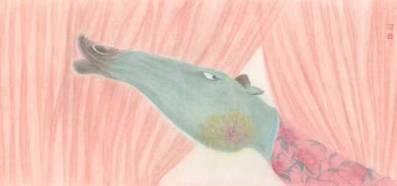 《神游记之空即是色》50x100cm