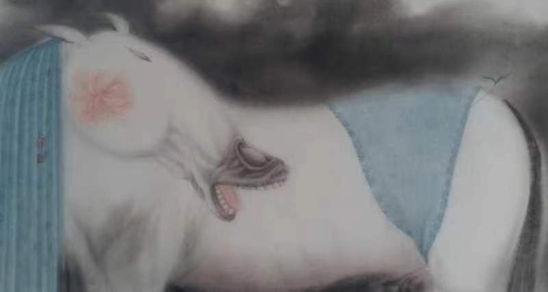《神游记之欲》50x100cm