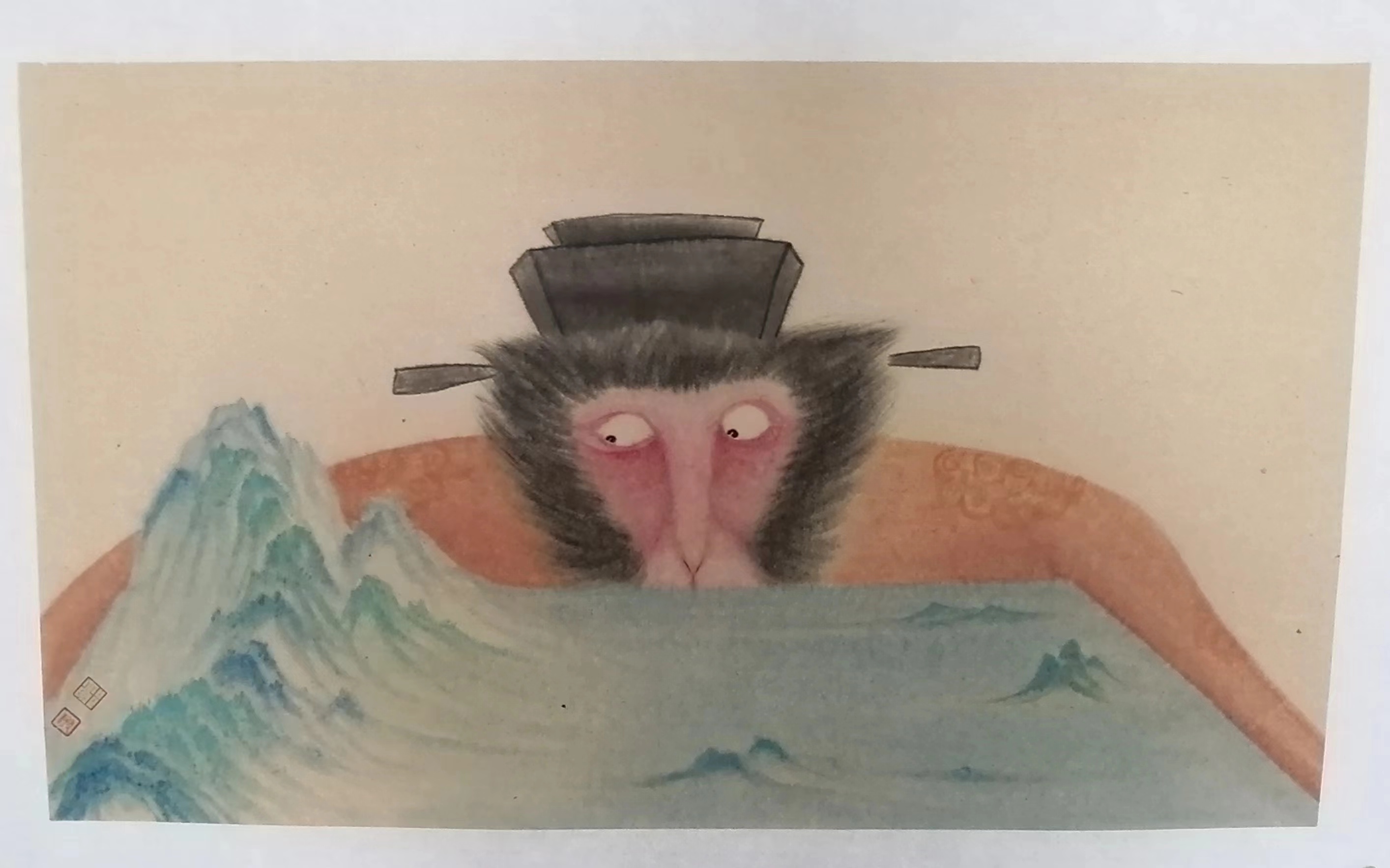 《拥抱江山》42x72cm