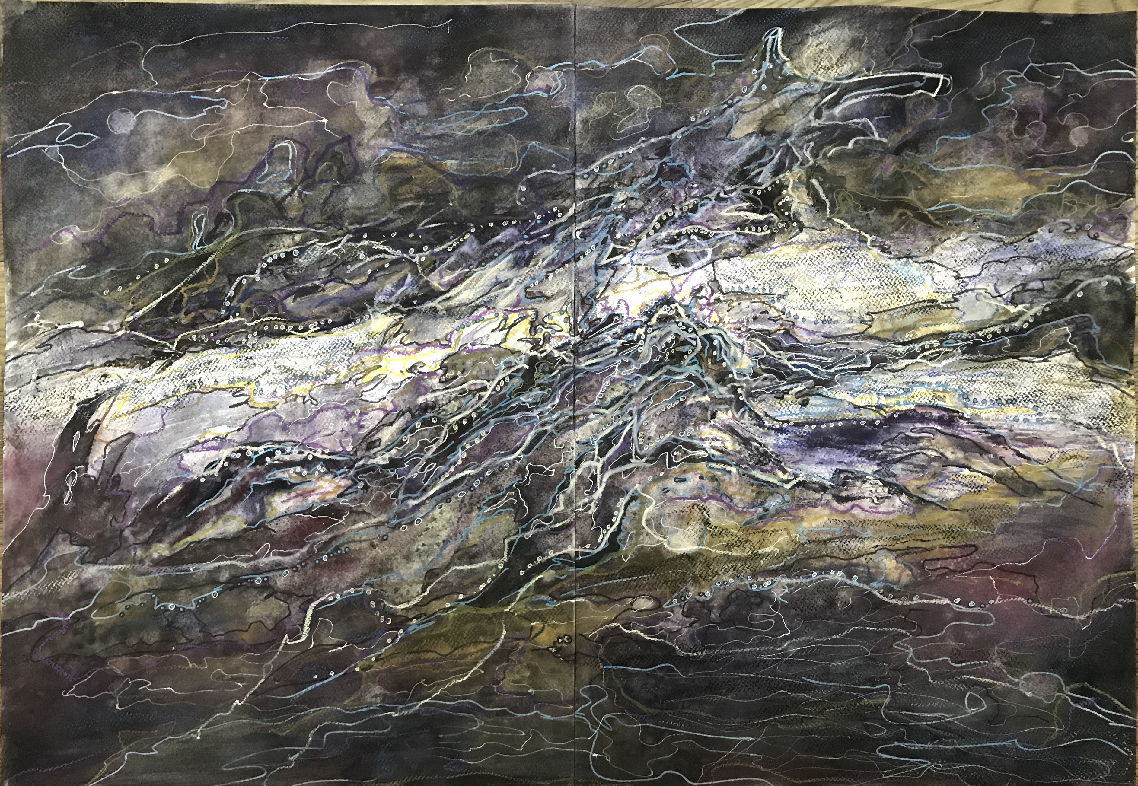 涌45×60cm