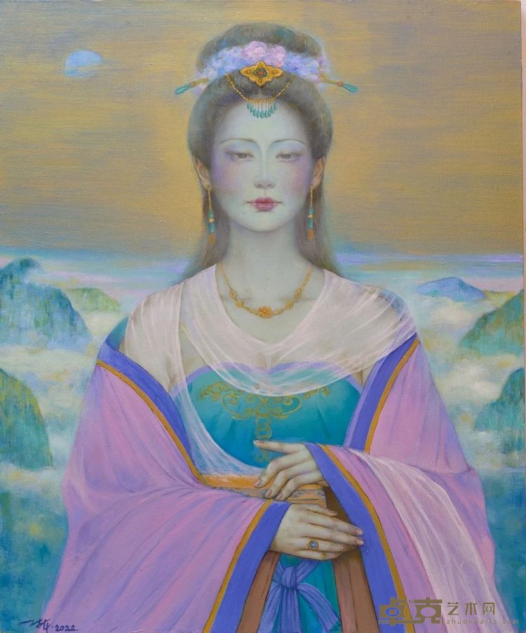 《貂蝉》- Diaochan-100X80cm-2022