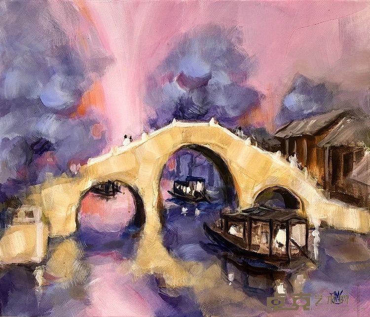 《乌镇》-Village Wuzhen-70x60-2023