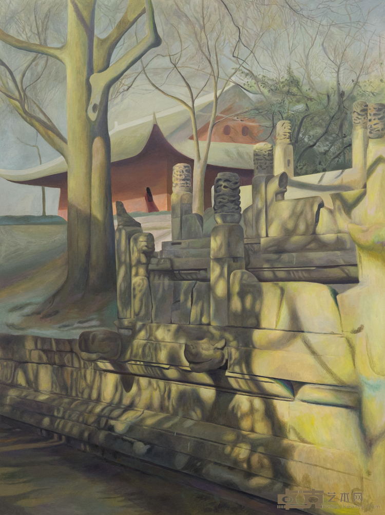 徐堂昊 Xu Tanghao褪⾊的世界 Faded world 2023 布面丙烯Acrylic on canvas 150 x 200cm