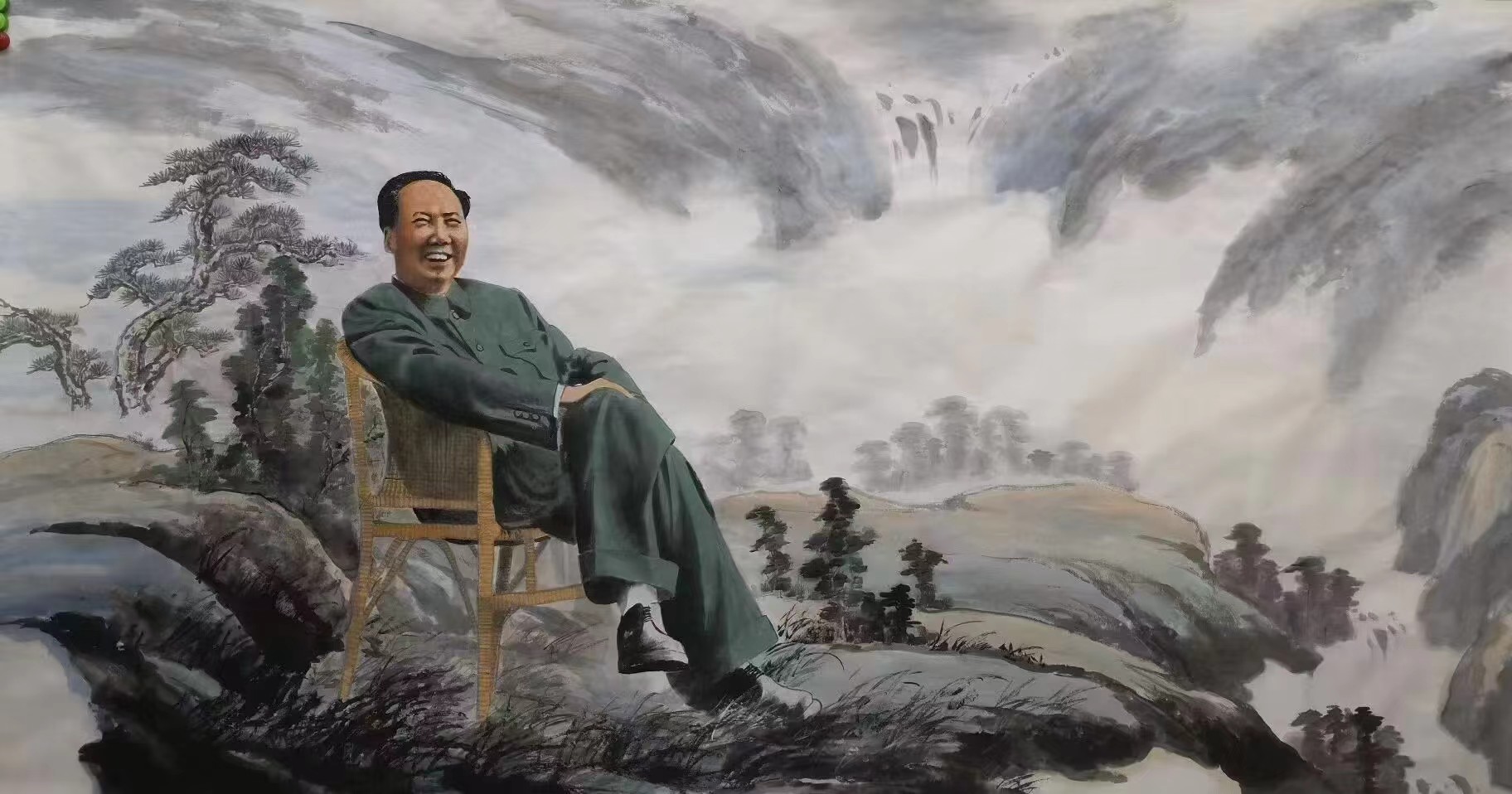 还看今朝50×100cm