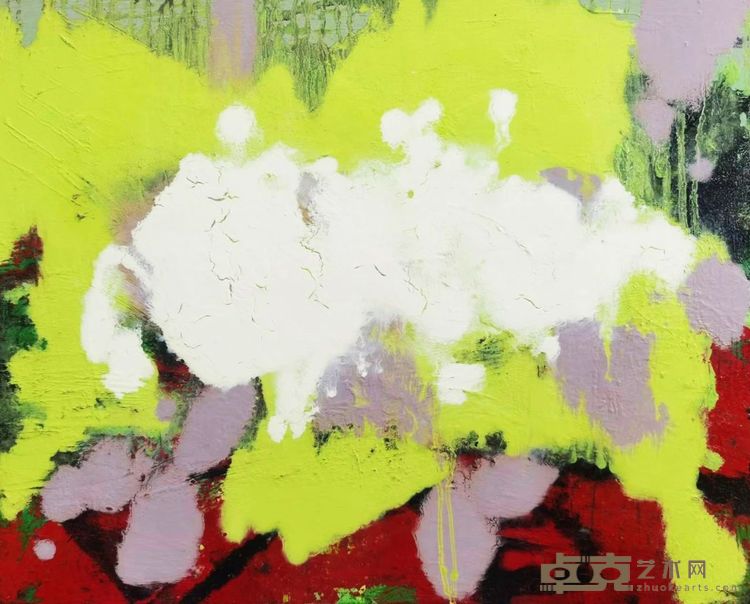 李茂《无题》46x61cm 布面油彩 2023