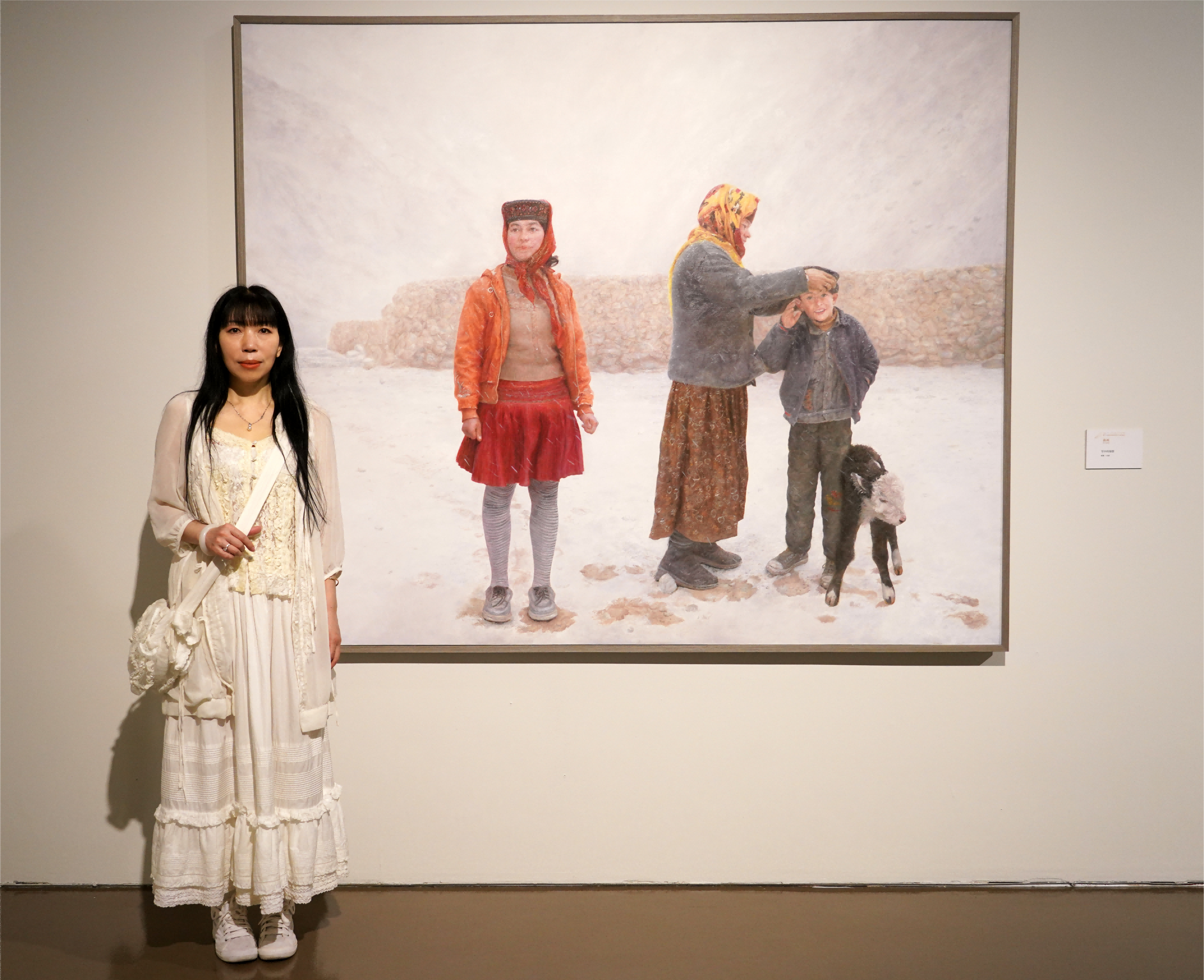 杨倩作品《雪中的憧憬》入选第十四届全国美展油画展区
