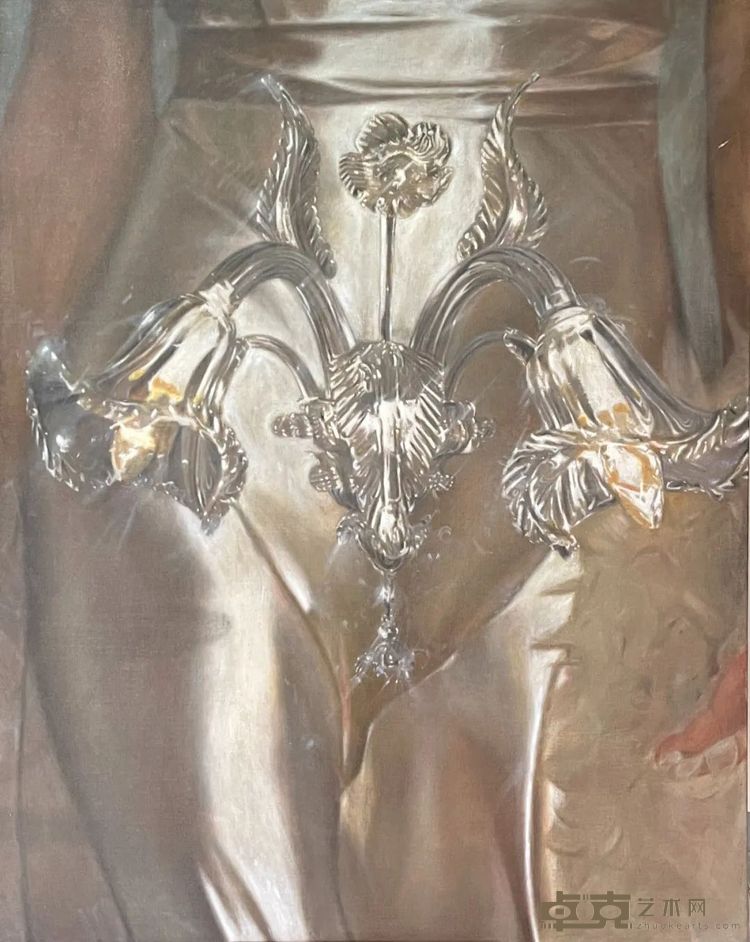 何可人，《MURANO》，布面油画，150 × 120 cm，2024