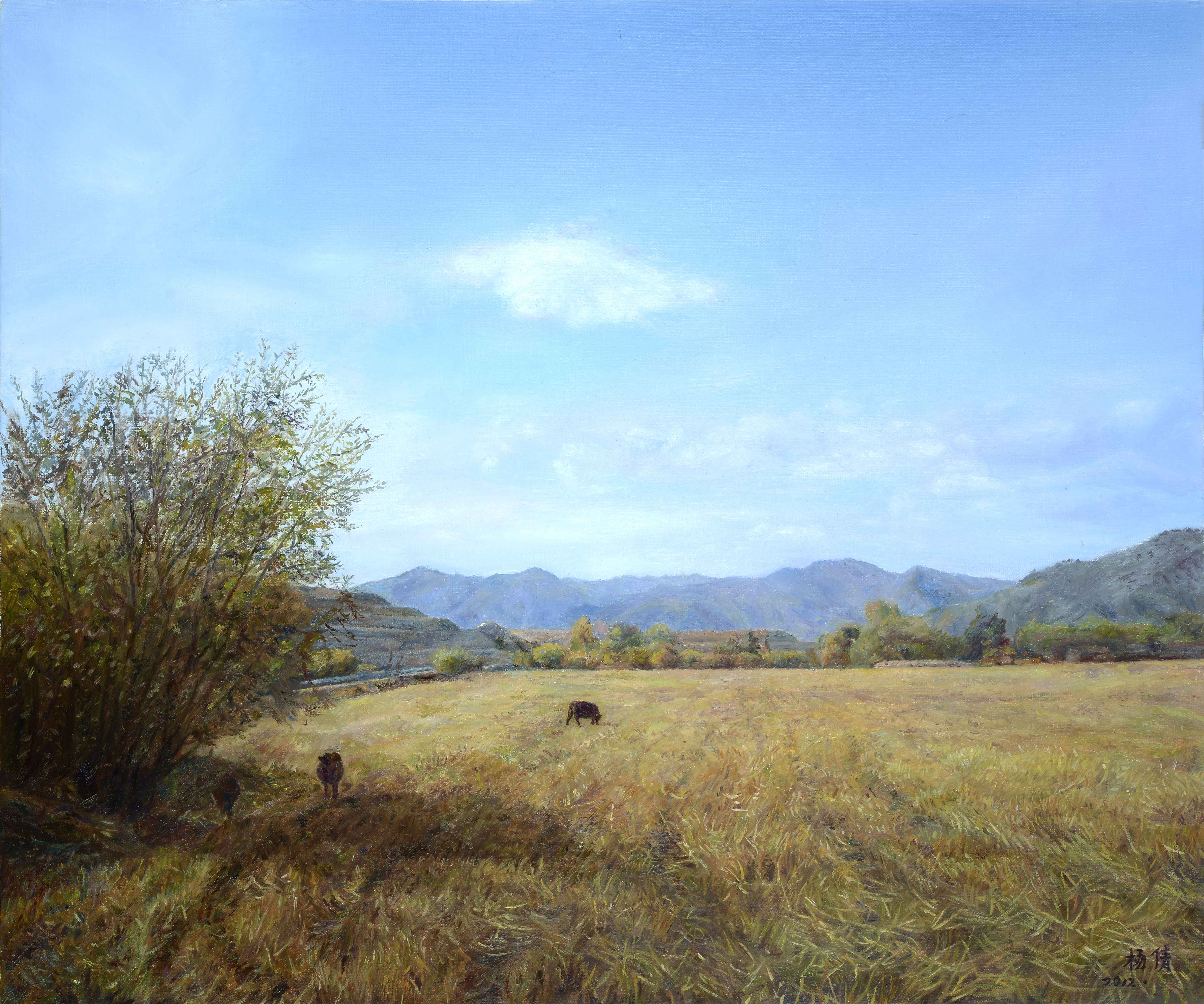 麦田50×60cm