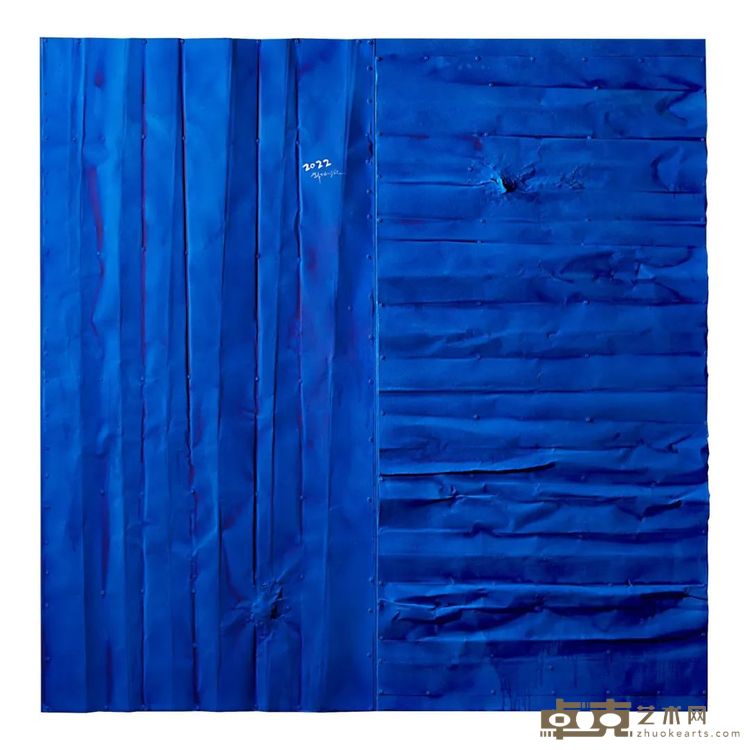 铁皮2022 Sheet Iron 20222022200*200cm木板、铁皮、金刚砂、丙烯 Woodblock, Iron sheet, Emery, Propylene