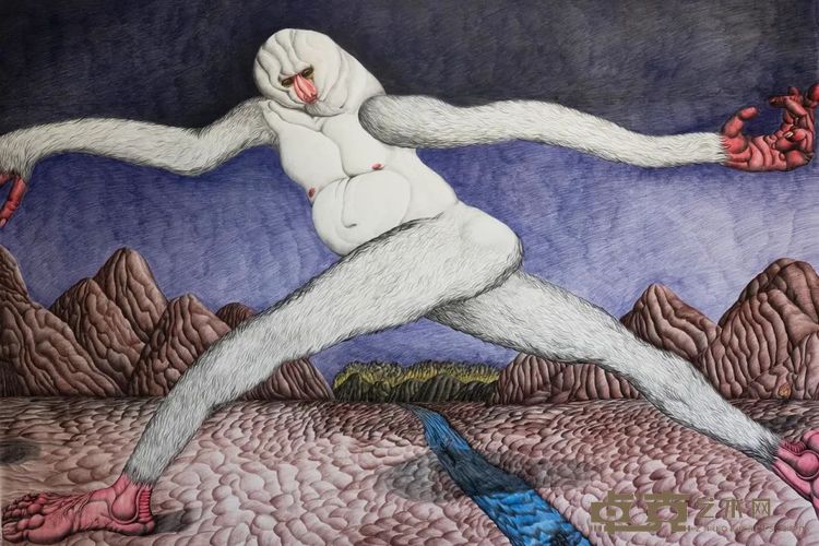 《白色恐怖》| White Terror2023纸本彩铅 | colored pencil on paper148 × 192 cm