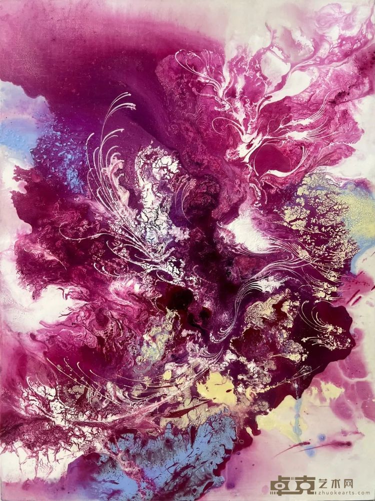 心如娇蕊1|综合材料|60×80cm|2024
