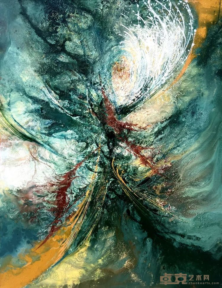 羿系列5|综合材料|70×90cm|2024