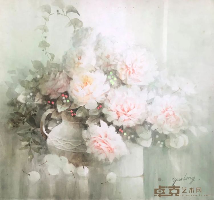 花   53x57cm   纸本水彩