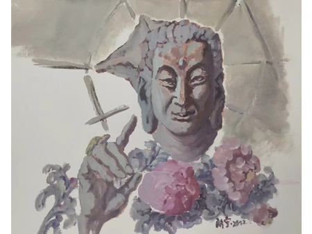 《色空构境.佛面》系列