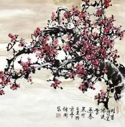 暗香随笔落 凌雪迎春来