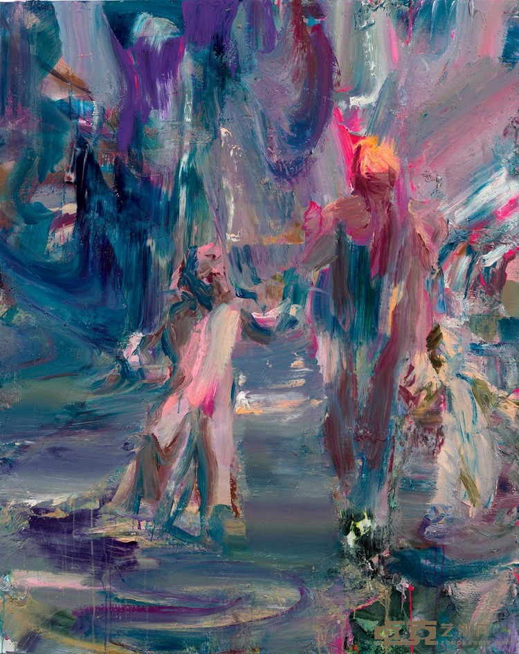 韦嘉《劲旅_II》，丙烯画布，150×120cm，2021