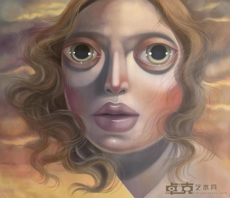 塔尼亚·马尔莫莱霍，《黄金时刻》，亚麻布面油画，130 × 150 cm，2024