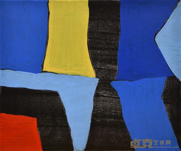 Mizù《河川》38.0 × 45.0 cm｜布面油画｜2022