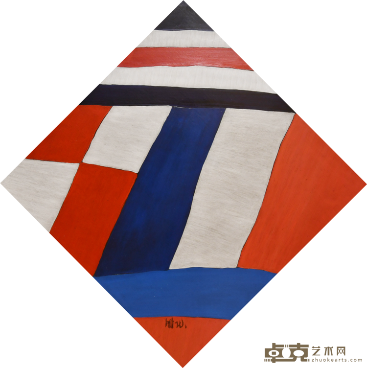 Mizù《可爱》102.0 × 102.0 cm｜布面油画｜2022