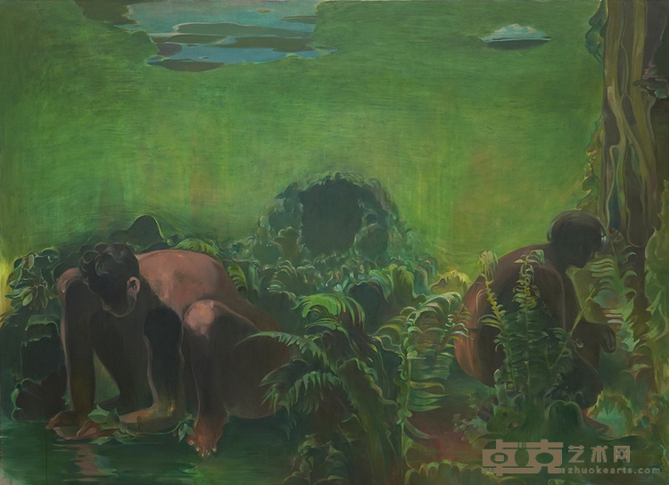 野生树林 / Wild forest 2024布面油画 / Oil on canvas200 × 150 cm