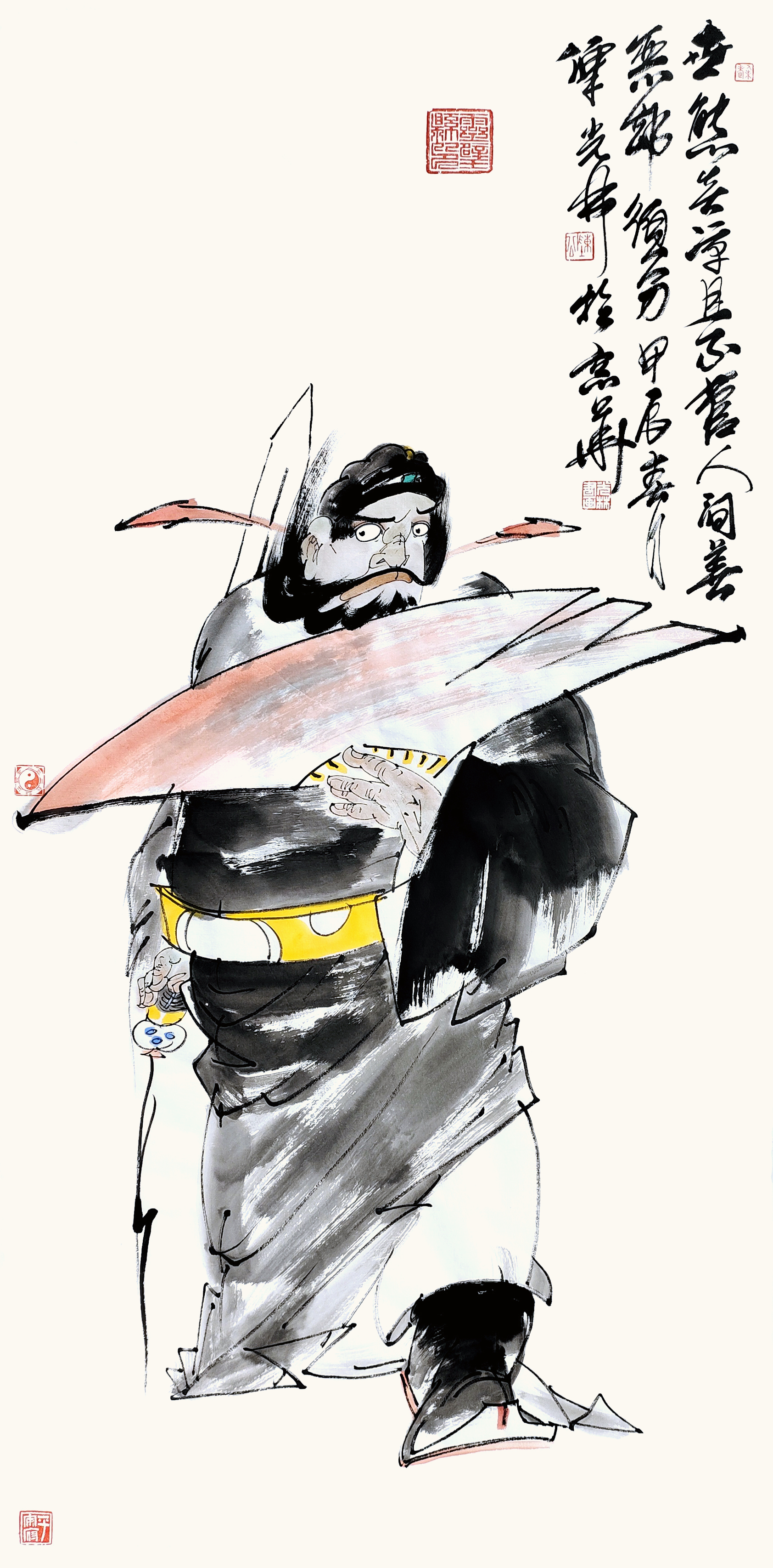 神威图136cm×68cm