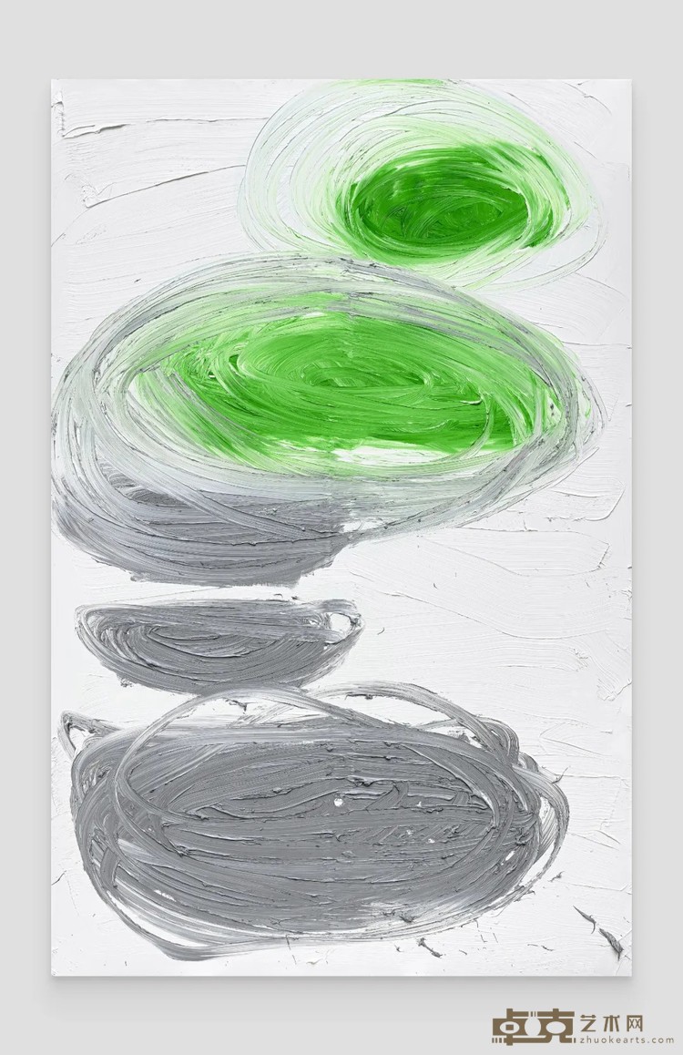 徐震《激情（11.45公斤）》布上油画,200×130cm,2023