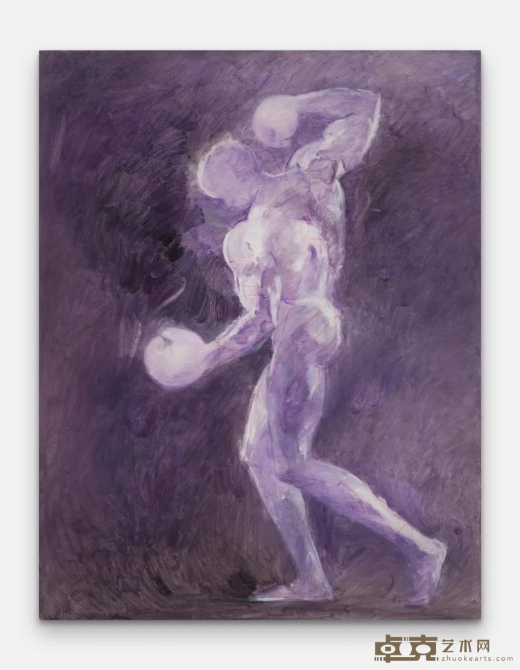 商亮《正道仔NO.21》布上油画,166×129.5cm,2016