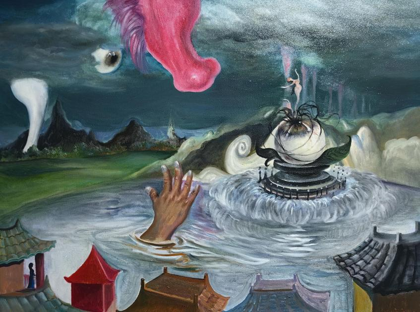 天命80×60cm