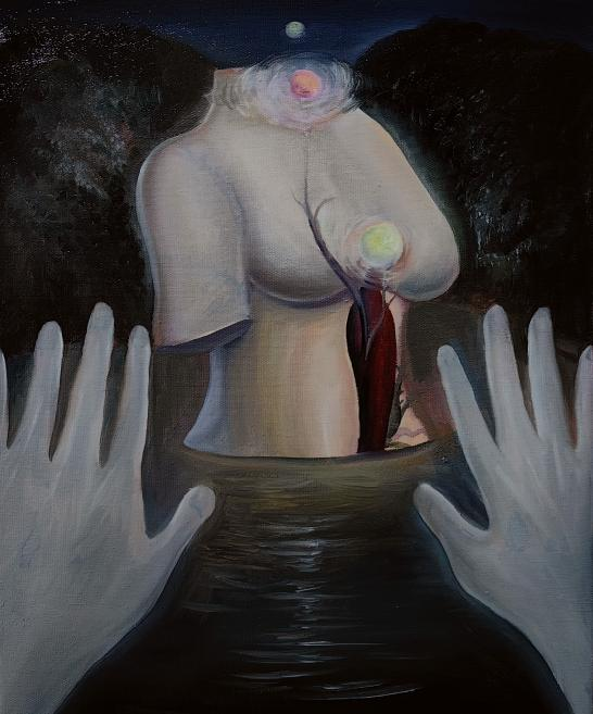 拜月50×40cm