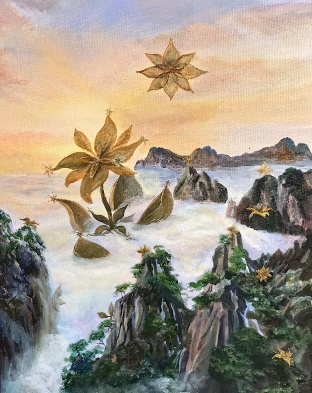 金花之谜50×40cm