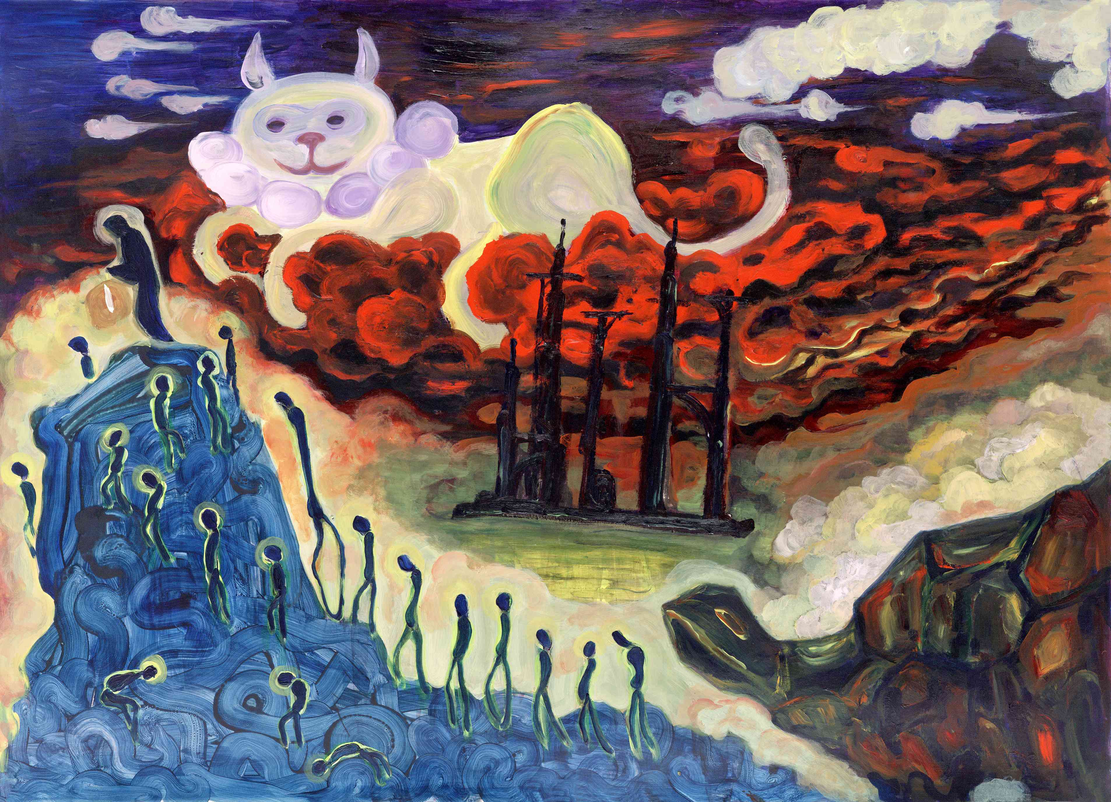 废城79cm x 109cm