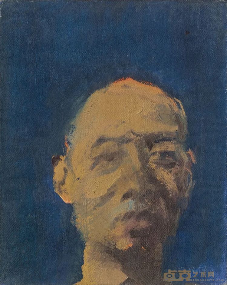 童雁汝南《0708090·艺术家王国锋》，布面油画，41 x 33 cm，2007