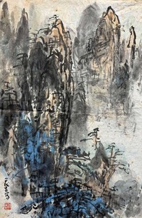 钱茂生 峰峦叠翠 软片