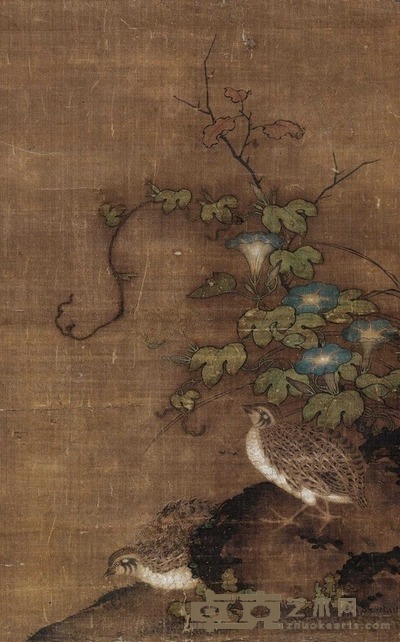 佚名 花鸟 立轴 47.5×30cm