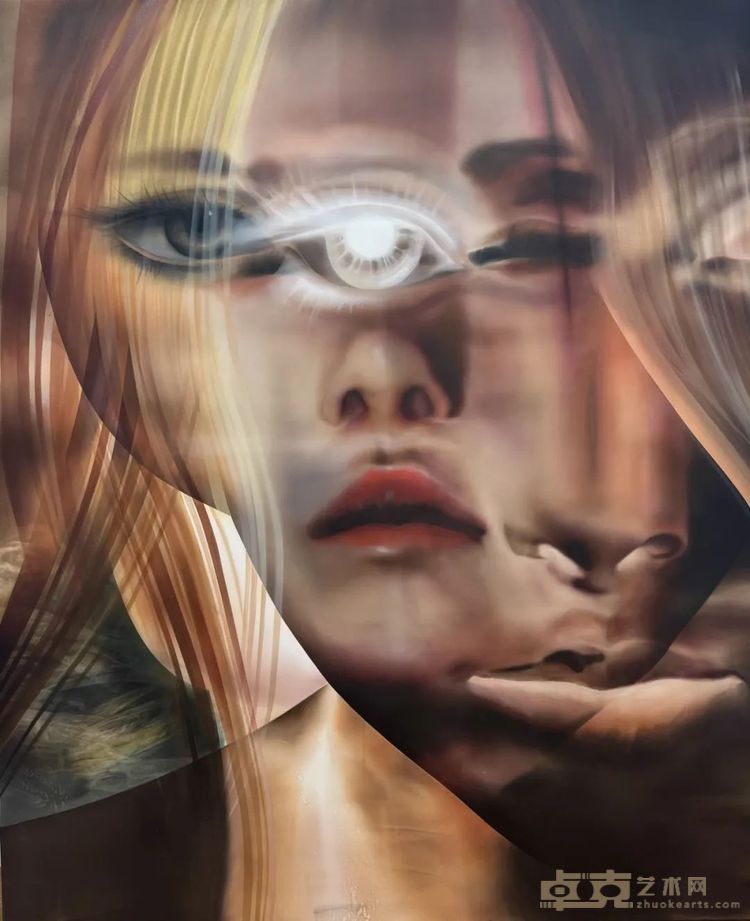 重瞳：极夜 Overlapping Gazes: Ploar Night 布面丙烯 Acrylic on canvas