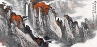魏紫熙 甲子（1984年）作 幽谷鸣泉 镜心