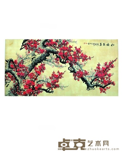 红梅报春 