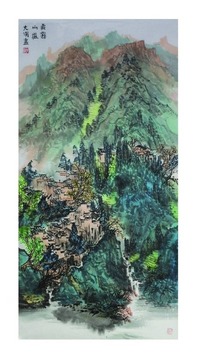 国画云雾山庄