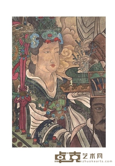 绢本 永乐宫壁画 