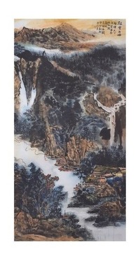 国画 祥云出岫