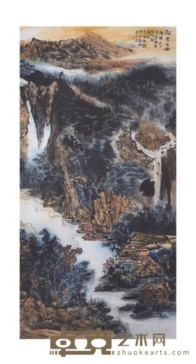 国画 祥云出岫 