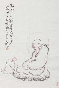 圆霖法师 礼佛 托片