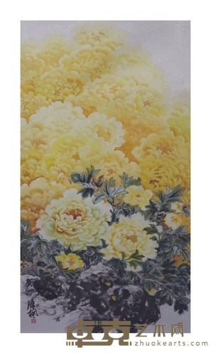 国画 繁花似锦 