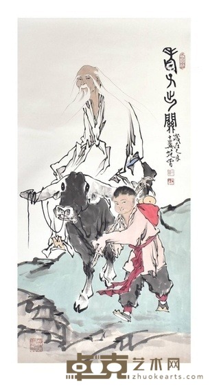 老子出关图 