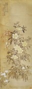 恽寿平 花卉 立轴