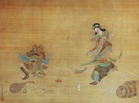 焦秉贞 人物 立轴