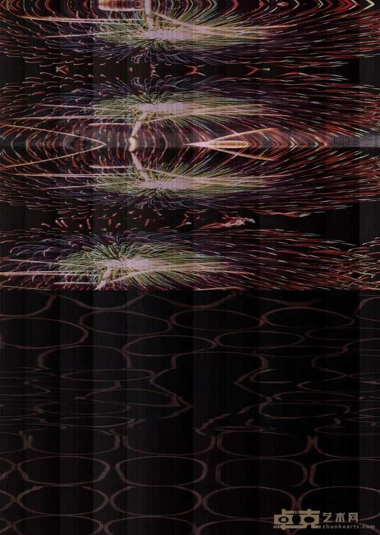 基座（礼花 II）120x81cm 2025