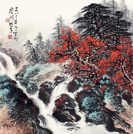 黎雄才 山水 立轴