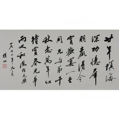 赵朴初 款 书法 立轴